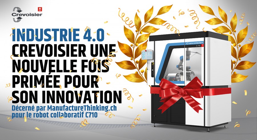 Crevoisier primée pour son innovation Robot collaboratif C710