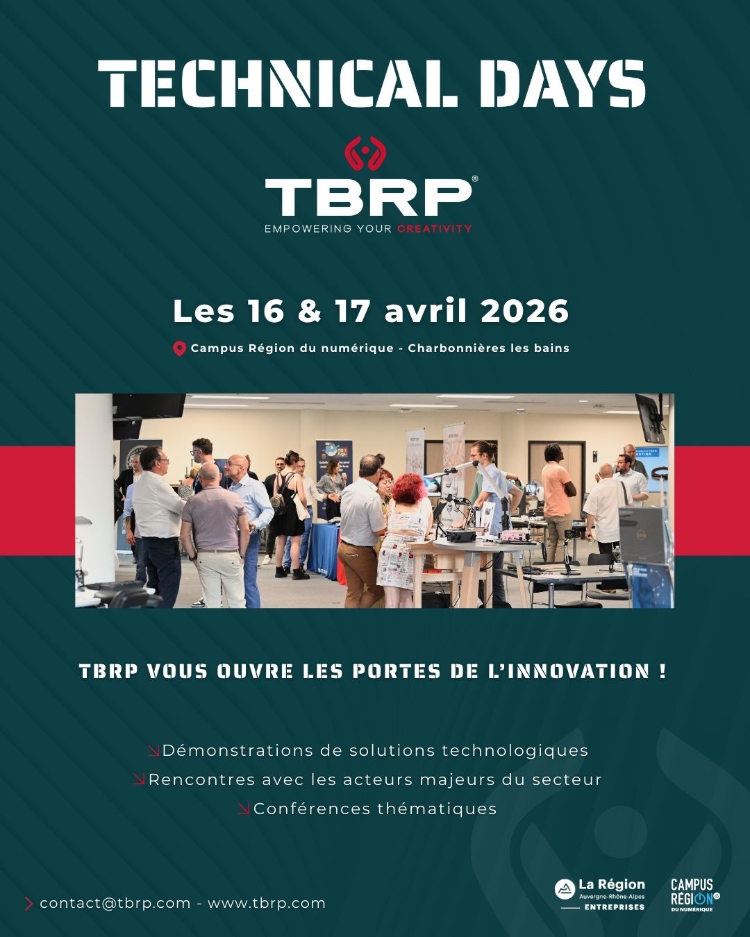 Technical Days 2026 (16 & 17 avril 2026)